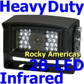 EXTRA Heavy Duty Commercial
                Grade CCD Color Night-Vision Infrared Vehicle Rear View
                Camera